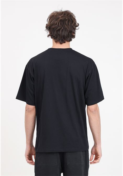 Black men's t-shirt with white logo print READY 2 DIE | R2D0402